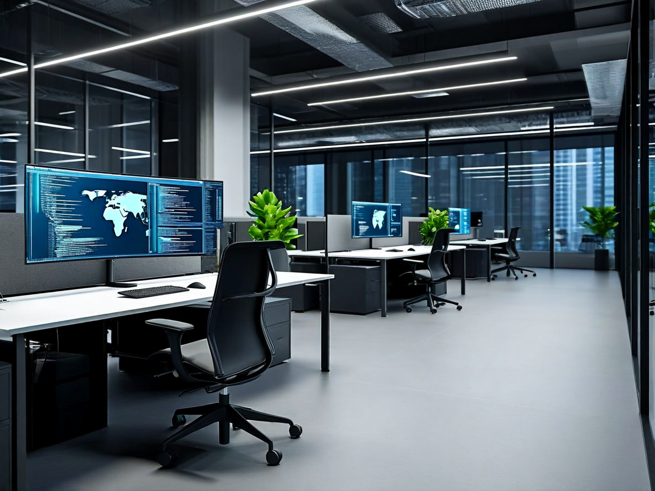 DeepDots Ventures team and office