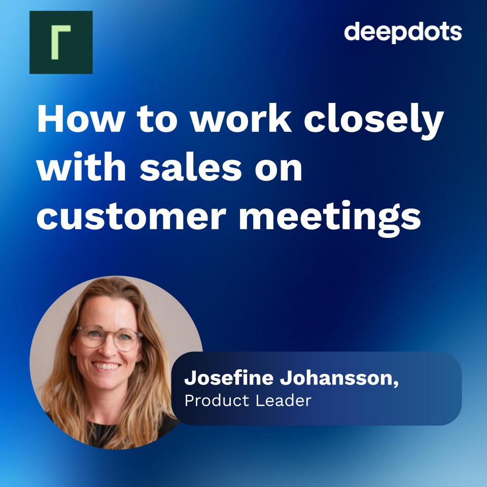 Josefine Johansson deepdots analyze customer feedback with ai